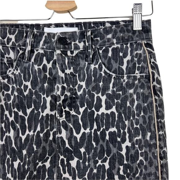 MOTHER Superior Animal Print Mini Skirt The Vagabond Size 24 - Picture 5 of 15